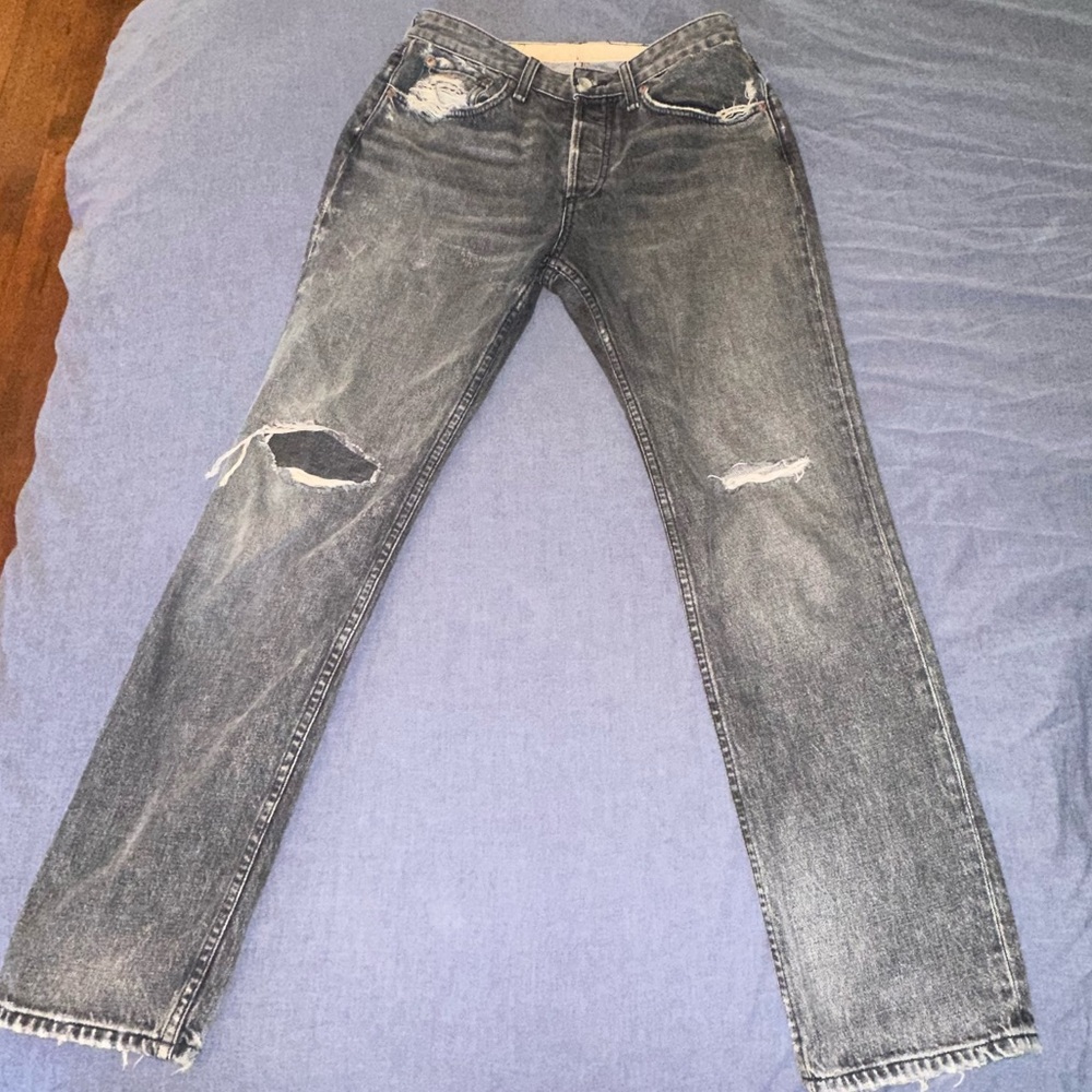 Rag & Bone Faded Black Denim